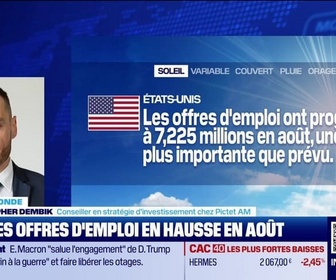 Replay BFM Bourse - L'éco du monde : L'enquête Jolts du jour, seul indicateur sur l'emploi publié cette semaine ? - 30/09