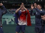 Replay Les Jeux Olympiques de Paris 2024 - Tennis de table (H) - Félix Lebrun : Incroyable d'avoir une nouvelle médaille avec tous ces gars