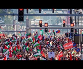 Replay Des dizaines de milliers de personnes ont manifesté pour Gaza à Bruxelles