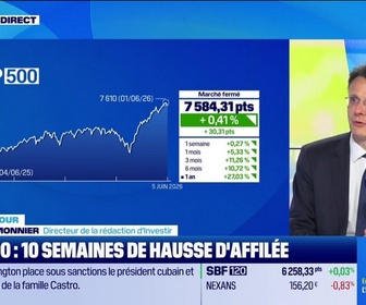 Replay Good Morning Market - Bourse : le S&P frôle les 10 semaines consécutives dans le vert - 05/06