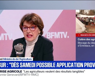 Replay Face à Face - Mercosur: Ce combat, nous l'avons mené et nous avons fait bouger des lignes, affirme Annie Genevard, ministre de l'Agriculture