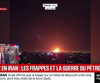 Replay Les émissions spéciales - Édition spéciale - Frappes en Iran des rues de Téhéran en feu - 08/03