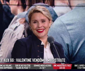 Replay Les Grandes Gueules - La magistrate Valentine Vendôme, face aux GG