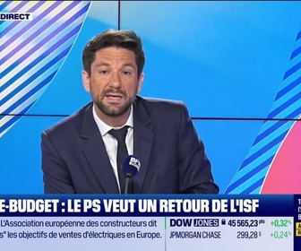 Replay Good Morning Business - L'Edito de Raphaël Legendre : Contre-budget, le PS veut un retour sur l'ISF - 28/08