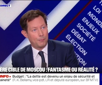 Replay BFM Politique - Budget: François-Xavier Bellamy estime qu'il serait inacceptable d'augmenter les impôts pour trouver les 40 milliards d'euros d'économies