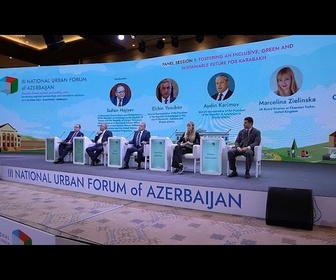 Replay L'Azerbaïdjan accueille des experts mondiaux en urbanisme avant le Forum urbain mondial de 2026