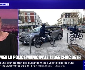 Replay 20H BFM - LE CHOIX D'ANNE-CHARLÈNE - Désarmer la police municipale et supprimer la vidéosurveillance: les idées chocs de LFI
