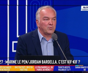 Replay Les Grandes Gueules - 2027 : Marine Le Pen ou Bardella, c'est kif-kif ?