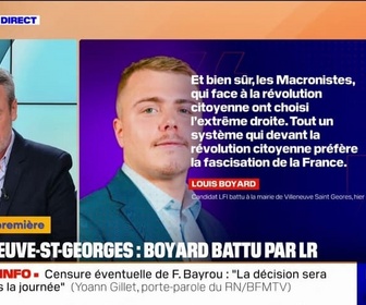 Replay Politique Première - ÉDITO - Louis Boyard a été ratatiné: La candidate LR Kristell Niasme a remporté l'élection municipale anticipée à Villeneuve-Saint-Georges (Val-de-Marne)