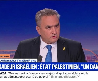Replay BFM Dimanche soir - Ambassadeur israélien : État palestinien, un danger - 21/09