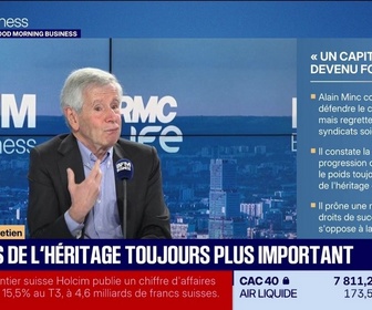 Replay Good Morning Business - Alain Minc (AM Conseil) : Le poids de l'héritage toujours plus important - 23/10