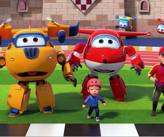 Replay Super Wings - S07 E03 - Trois chiots à l'école