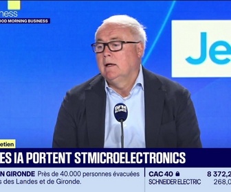 Replay Good Morning Business - Le Grand entretien : STMicro profite de l'essor de l'IA et du spatial - 27/07
