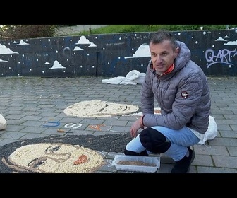 Replay No Comment : un artiste mosaïste du Kosovo immortalise le duel Trump-Harris