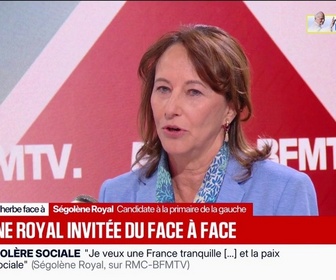 Replay Face à Face - Ségolène Royal, candidate à la primaire socialiste: Il faut déminer les colères sociales