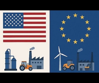 Replay La productivité des travailleurs est plus faible en Europe qu'aux États-Unis