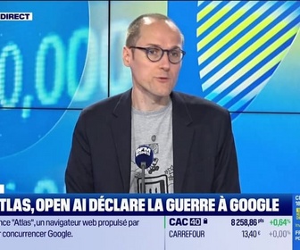 Replay Good Morning Business - Culture IA : Avec Atlas, OpenAI déclare la guerre à Google, par Anthony Morel - 22/10