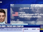 Replay BFM Bourse - L'éco du monde : Emploi US : l'enquête JOLTS publiée aujourd'hui - 09/12