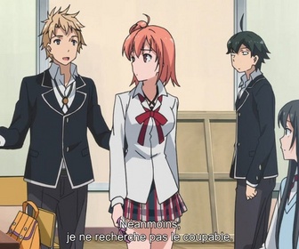 Replay My teen romantic comedy SNAFU - S1 E4 - En fin de compte, il y a peu d'amis