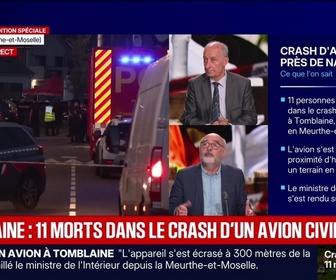 Replay BFM Grand Soir - Tomblaine : onze morts dans le crash d'un avion civil - 28/06
