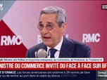 Replay Face à Face - Carburants: On doit être sûr qu'aussitôt qu'il y a une baisse, ça soit répercuté, déclare le ministre du Commerce Serge Papin