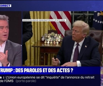 Replay BFM Story - Story 1 : Donald Trump, des paroles et des actes ? - 21/01