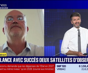 Replay BFM Bourse - Thales s'envole après avoir rassuré lors d'une conférence - 15/09