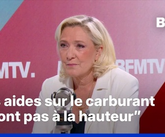 Replay Face à Face - Marine Le Pen assure que les Français ''renoncent à se déplacer en raison du prix des carburants