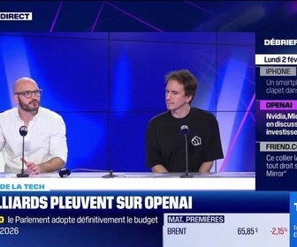 Replay Tech & Co, la quotidienne - Les milliards pleuvent sur OpenAI - 02/02