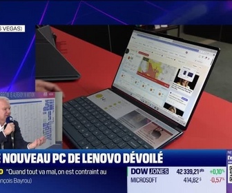 Replay Tech & Co, la quotidienne - Éric Lallier (Lenovo France) : les dernières innovations de Lenovo au CES - 14/01