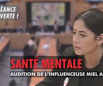 Replay La séance est ouverte ! - Santé mentale : audition de l'influenceuse Miel Abitbol - 01/10/2025