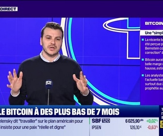 Replay BFM Crypto, les Pros : Le bitcoin à des plus bas de 7 mois - 21/11