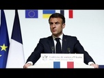 Replay Emmanuel Macron n'exclut pas l'envoi de troupes occidentales en Ukraine