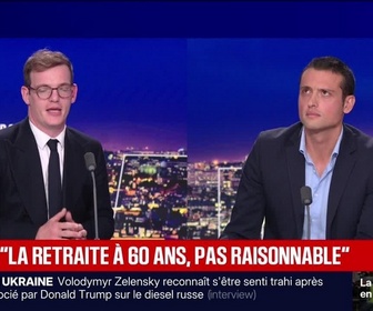 Replay BFM Grand Soir - Le Pen : La retraite à 60 ans, pas raisonnable - 14/10