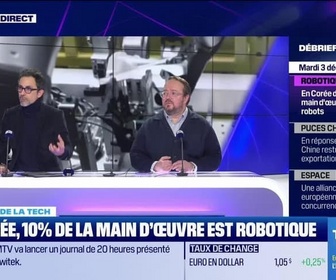 Replay Tech & Co, la quotidienne - En Corée, 10% de la main d'œuvre est robotique - 03/12