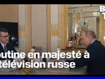 Replay 20H BFM - Vladimir Poutine en majesté à la télévision russe