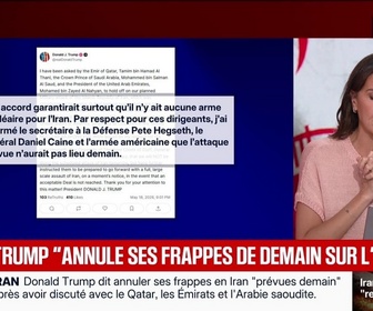 Replay BFM Grand Soir - Trump annule ses frappes de demain sur l'Iran - 18/05