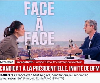 Replay Face à Face - Polémique Kylian Mbappé: Ce que l'on voit là, c'est le poids du capitalisme et du nationalisme chinois, dénonce François Ruffin, candidat Debout! à l'élection présidentielle