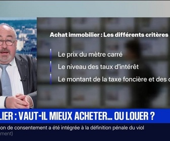 Replay BFM Première - BFM éco : Immobilier, vaut-il mieux acheter... ou louer ? - 30/10
