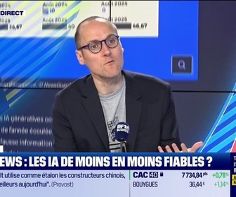 Replay Good Morning Business - Les IA de moins en moins fiables face aux fake news
