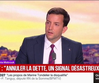 Replay 100% Mabrouk - Sur la dette, le vrai irresponsable, c'est le gouvernement, déclare Jean-Philippe Tanguy, député Rassemblement national