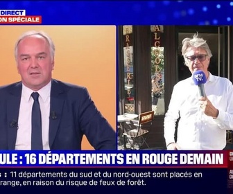 Replay BFM Story - Story 1 : Canicule, seize départements en rouge demain - 30/06