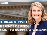 Replay Yaël Braun-Pivet devant l'Association des Journalistes Parlementaires - 09/07/2026