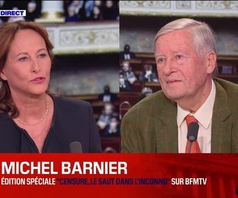 Replay Face à Duhamel : Ségolène Royal - Barnier censuré, la faute à qui ? - 03/12