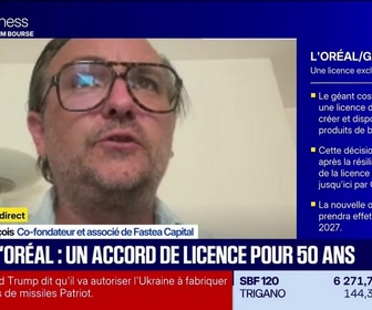Replay BFM Bourse - L'Oréal baisse malgré une licence exclusive avec Kering - 08/07