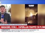 Replay BFM Première - Université, centre commercial...La ville ukrainienne de Zaporijjia durement touchée par des attaques de drones russes