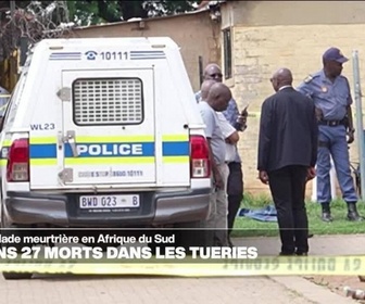 Replay Journal de l'Afrique - Au moins 27 morts dans une double fusillade en Afrique du Sud