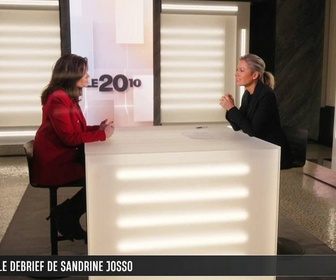 Replay Le 2010, Anne-Sophie Lapix - Le débrief du 25/01/2026 avec Sandrine Josso