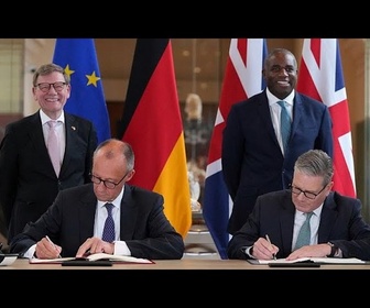 Replay L'Allemagne et le Royaume-Uni signent un traité inédit sur la défense et l'immigration