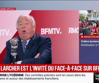 Replay Face à Face - Colère des lycéens: C'est une crise de transmission des savoirs, jauge Gérard Larcher, président LR du Sénat